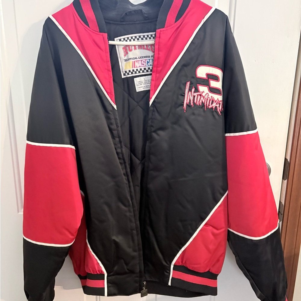 Nascar Black and Red Racing Jacket